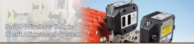 S-680 Wireless 5-Axis Shaft Alignment System